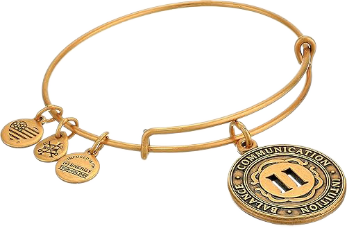 Numerology Number 11 Brass Charm Bangle