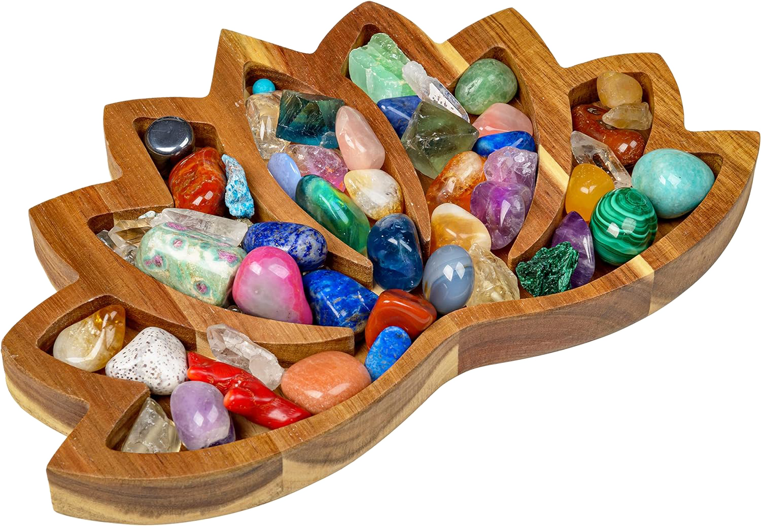 Lotus Crystal Tray for Stones