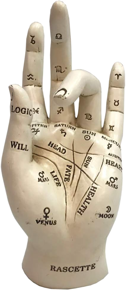 Fortune Telling Hand Palmistry Figurine